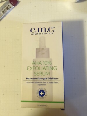 E.M.C. Smarter Skincare AHA Maximum Strength Exfoliating Serum #L5