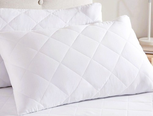 Quilted Pillows 2x 4x Pack Hotel Quality Bounce Back Deep Filled Pillows 29x19'' - Picture 3 of 4
