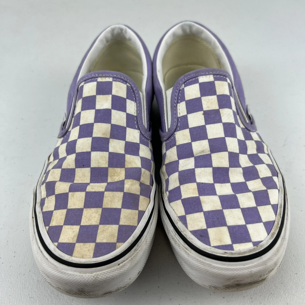 VANS Classic Slip On W 8.5 M 7 Violet Tulip True White Unisex eBay