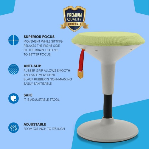 Verstellbarer Wackelstuhl für Kinder - Ergonomischer Wackelhocker ideal für Klassenzimmer! - Bild 22 von 35