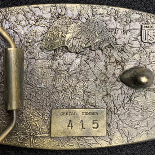 Vintage 1977 Gun Rights “My Cold Dead Fingers”Great American Buckle Shotgun USA - Picture 4 of 6