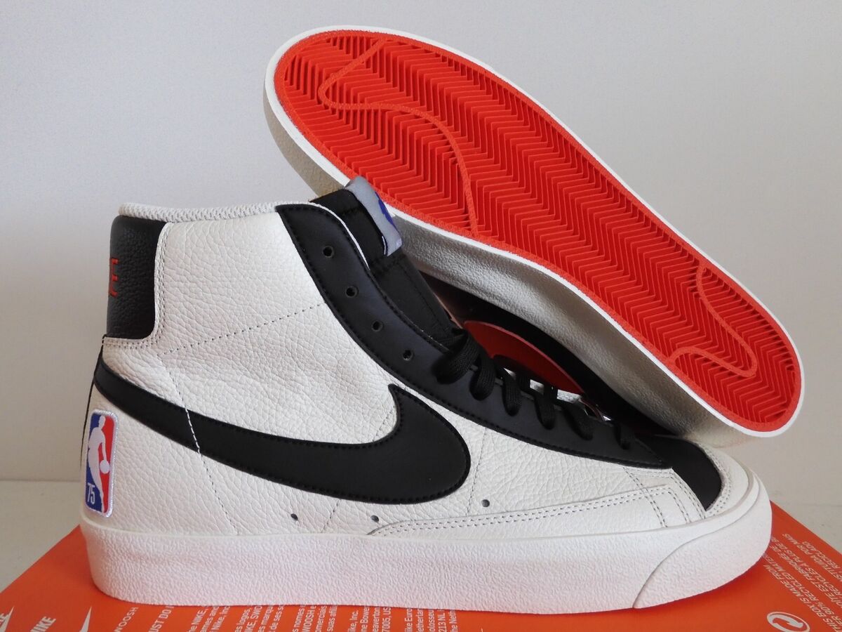 taxi nemen Verdikken NIKE BLAZER MID &#039;77 EMB &#034;NBA 75TH ANNIVERSARY&#034; SAIL-BLACK-RED  SZ 9 [DD8025-101] | eBay