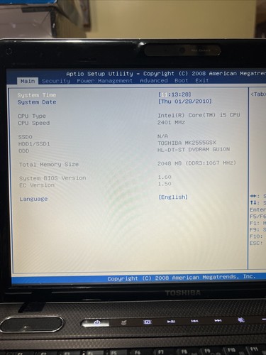 Toshiba Portage M900 Intel Core I5 2401MHz Laptop - Picture 6 of 8