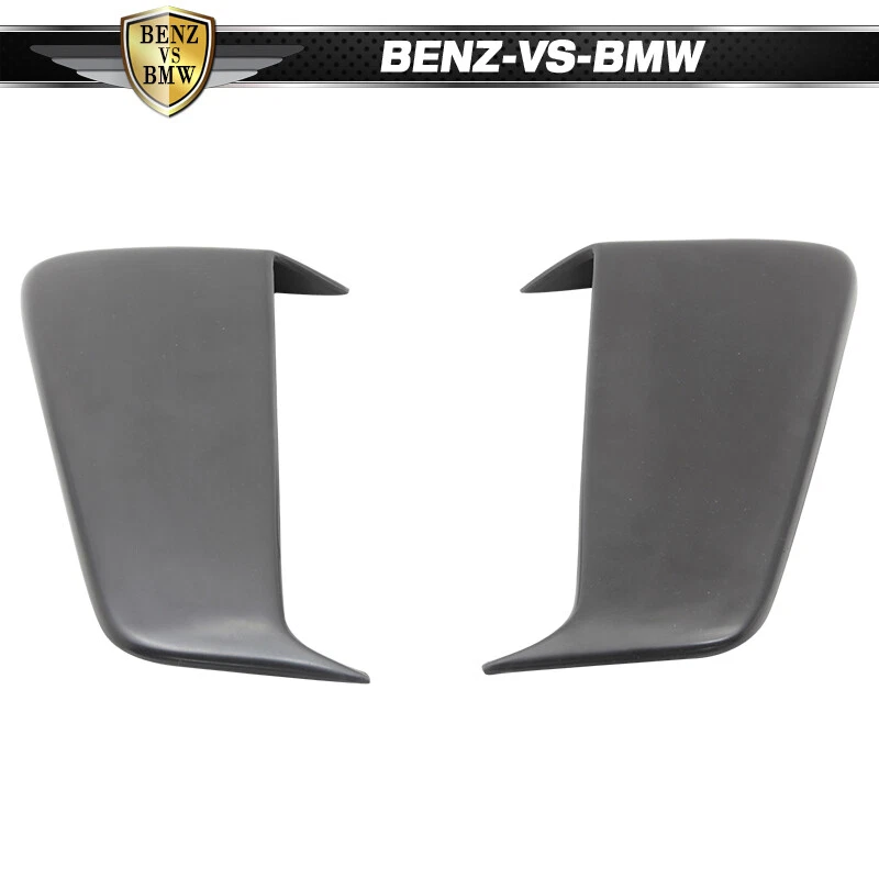 Fits 05-09 Ford Mustang Coupe Unpainted Black EL PU Rear Side Fender Scoop Foto 3 de 4