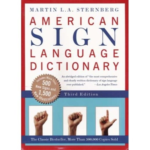 American Sign Language Dictionary Soft Cover - Picture 2 of 2