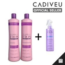 Cadiveu Plastica dos Fios Shampoo and Conditioner Home Care + Liso Magico Serum