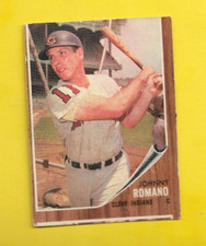 1962 Topps Johnny Romano #330 Cleveland Indians GOOD FREE SHIPPING