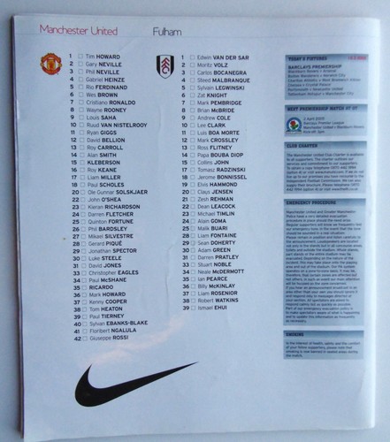 4 x Manchester United Premiership Programmes seasons 2004-2005 Bargain - Picture 9 of 9
