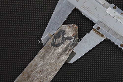 Hoja desnuda de acero doblada Damasco para espada katana samurai japonesa real afilada - Imagen 9 de 12