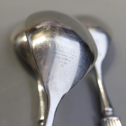 3 cucharas soperas de acero inoxidable Dansk Colbert International Designs LTD GC/Corea 18/8 - Imagen 7 de 9