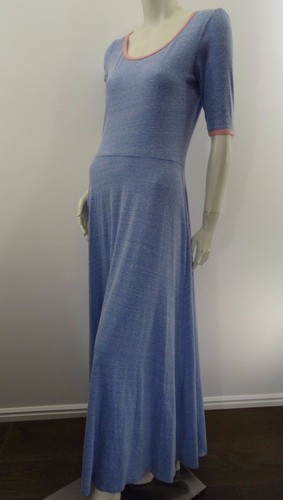Lularoe Kleid Ana Maxi Blau Rosa Damen Größe M - Bild 2 von 12