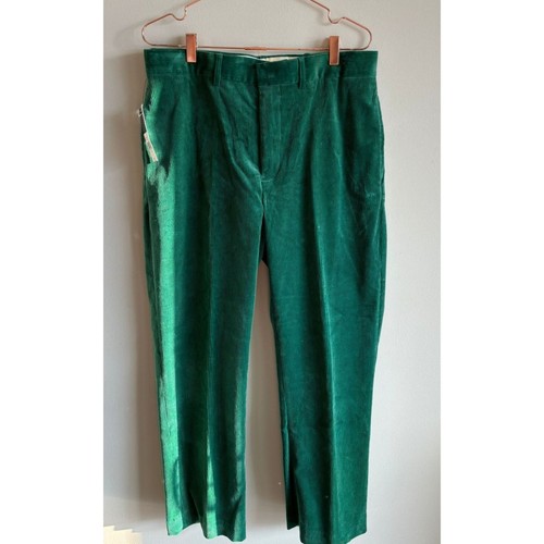 Polo Golf Classic Mens Flat Front Classic Fit Corduroy Pants Green Sz 34/30 - Picture 13 of 13
