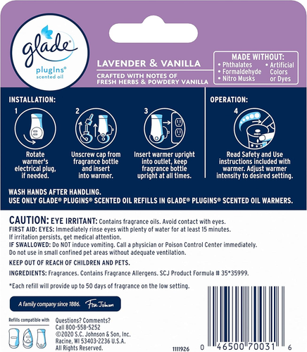 Plugins Refills Air Freshener, Scented and Essential Oils for Home and Bathroom, - Picture 2 of 12