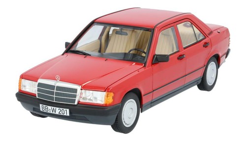 Mercedes Benz W 201 - 190 E Signal Red 1:18 New OVP - Picture 1 of 3