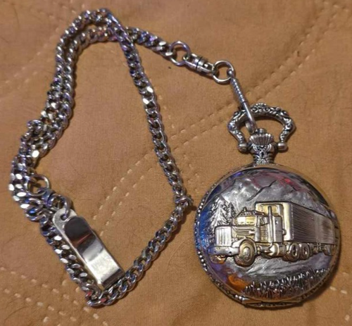 Watch-It Pocket Watch Semi Truck Logo - Picture 2 of 4