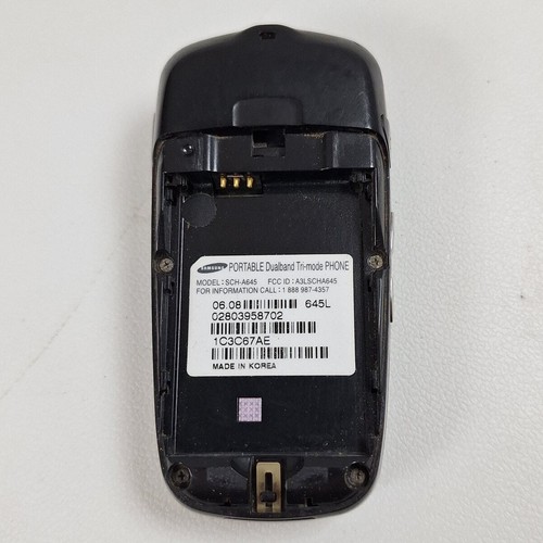 Samsung SCH-A645 Blue/Black Flip Phone (Alltel) - Foto 12 di 12