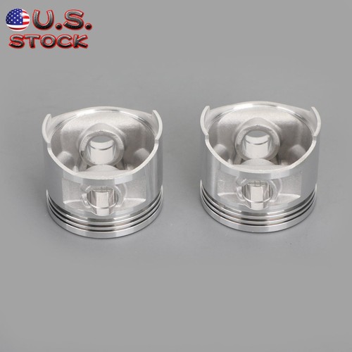 2 Set Piston Ring Pin Std 49Mm For Yamaha Xv250 V-Star Virago Route 66 88-2018 - Picture 7 of 9