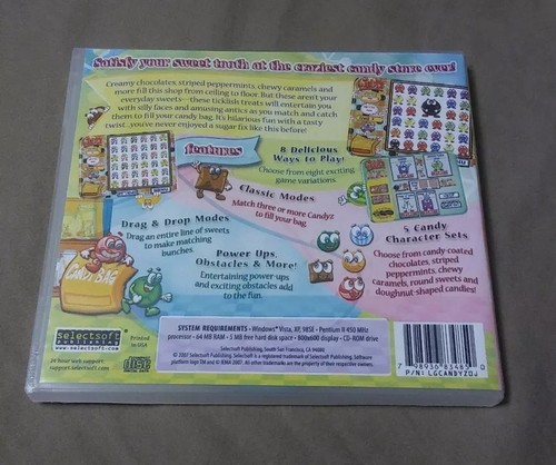 Candyz PC CD-ROM Game Software Rated E for Everyone - Candy Store Game - Picture 2 of 3