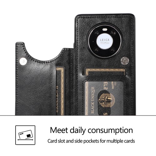 Phone Case For Huawei Mate 20 30 40 Leather Wallet Card Slot Holder Flip Cover - Picture 9 of 18