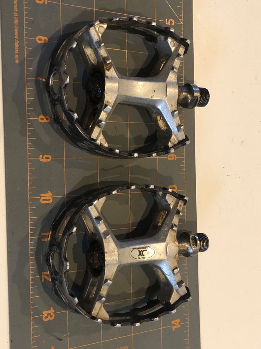 Suntour XC II Pedals Vintage Bike BMX Old School 9/16 Se Suntour XC II Pedals Vintage Bike BMX Old School 9/16 Se