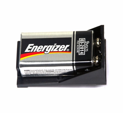 4pc Plastic Battery Holder Cassette 9V BH9VP 50x31x21mm COMF Taiwan Pin Lead - Picture 3 of 10