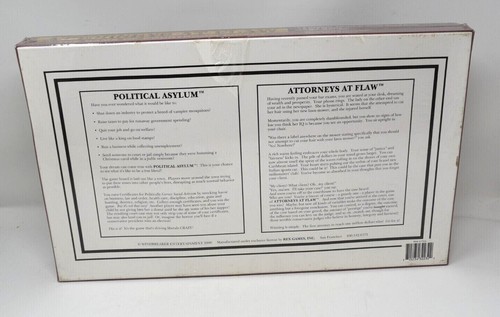Attorneys At Flaw Board Game of Courtroom Piracy (2000) New / Sealed - Imagen 3 de 3
