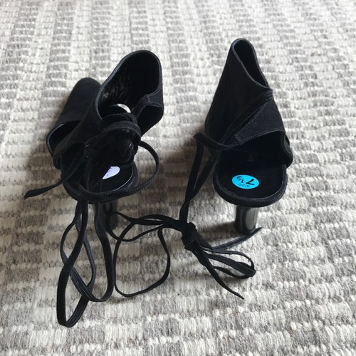 Vintage Donna Karen Vero Cuoio NY Damen-Schnürschuhe hinten Wildleder Größe 7,5 - Bild 4 von 6