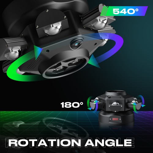 DJ Lights 150W LED Moving Head Light DMX RGBW Strobe Stage Effect Party Lighting - Picture 4 of 11