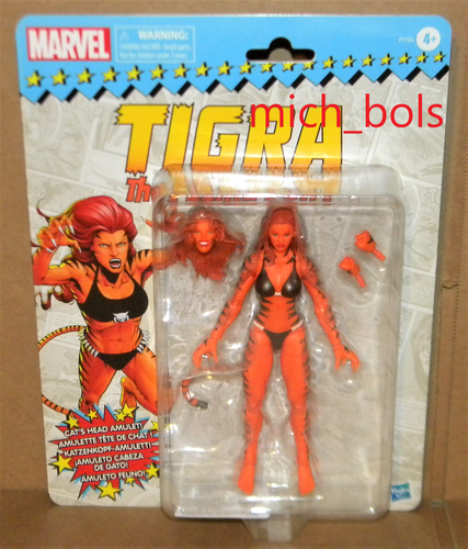 Tigra Marvel Legends Avengers Retro Series 2021 6" Actionfigur Exclusive