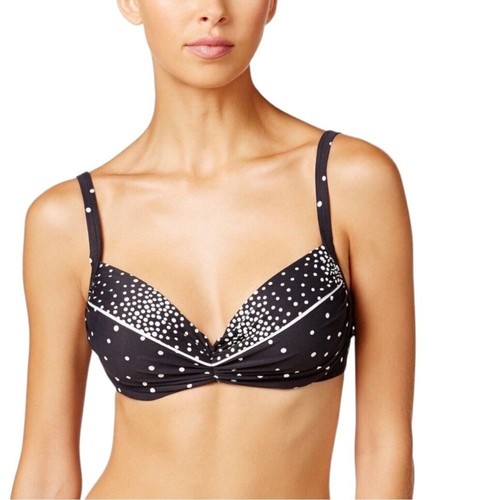 Coco Reef Divine Power BH Größe Bügel Bikini-Oberteil Klarheit Punkte neu mit Etikett 32/34 DD - Bild 7 von 9