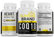  CoQ-10 200mg Coq10 Co Q10 Coenzyme Anti Aging Cardiovascular 30 Capsules 