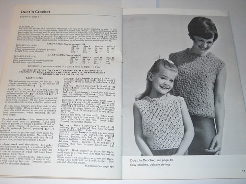 P:atons Book #103 Blouses and Shells Beehive Knitting & Crochet Pattern Booklet - Picture 5 of 6
