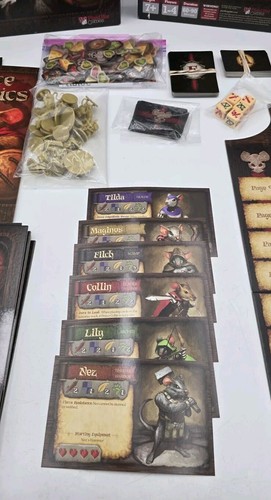 Plaid Hat Games - MICE AND MYSTICS - Miniatures Board Game - 100% Complete  - Picture 3 of 6