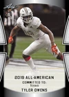 10-Ct Lot Tyler Owens 2019 Leaf US Army All-American Rookies RCs Texas