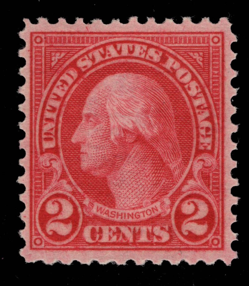 MOMEN: US STAMPS #595 MINT OG VVLH VF/XF PF CERT LOT #93323