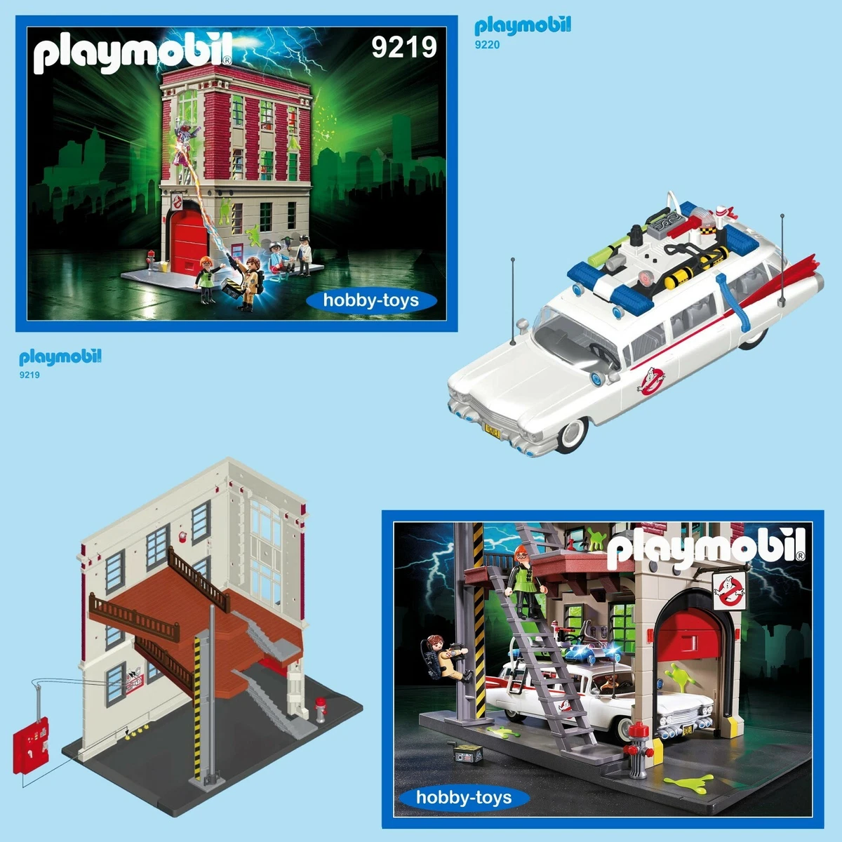 PLAYMOBIL GHOSTBUSTERS Firehouse 9219 Spares parts