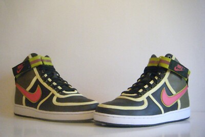 OG 2007 Nike Vandal High Premium Leather Dark Army Sz. 8.5 OG 2007 Nike Vandal High Premium Leather Dark Army Sz. 8.5