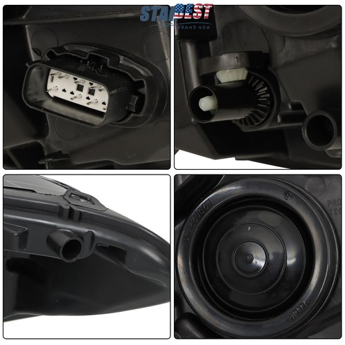 Pair Headlights Lights Lamps Set For 2013 2014 2015 2016 Ford Fusion Left+Right - Picture 8 of 12