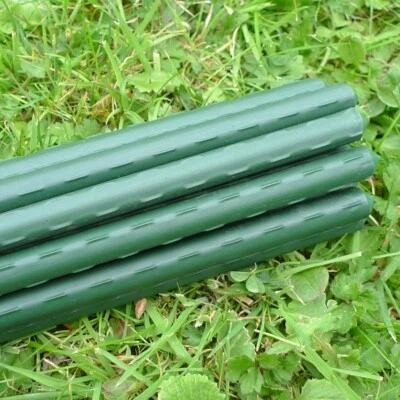 GARDENSKILL Plastic Coated Green Steel Plant Support Stake Tomato Garden 0.75/1.2/1.5/1.8m