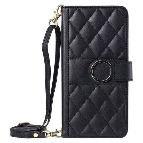 Leather Grid Card Wallet Cover Case For Vivo IQOO U5E Y38 Y28 Y03 V40 SE T1 Y20 - Picture 5 of 17