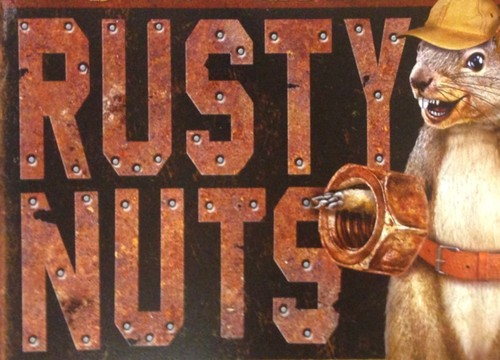 Now Entering Rusty Nuts Fix It Shop Sign New Metal 12 1/2x16 inches - Picture 2 of 4