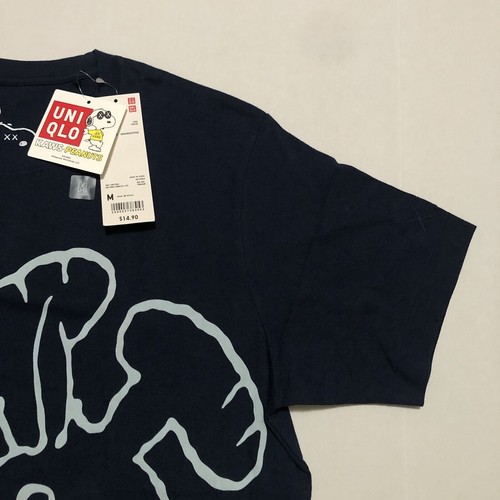 Uniqlo x KAWS x Peanuts Snoopy Joe Cool Joe Kaws T-Shirt Medium Blue New NWT - Picture 5 of 12