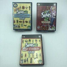 ￼The Sims 2 Seasons 3x Expansion Pack PC CD-ROM Holiday, H&M, Kitchen & Bath