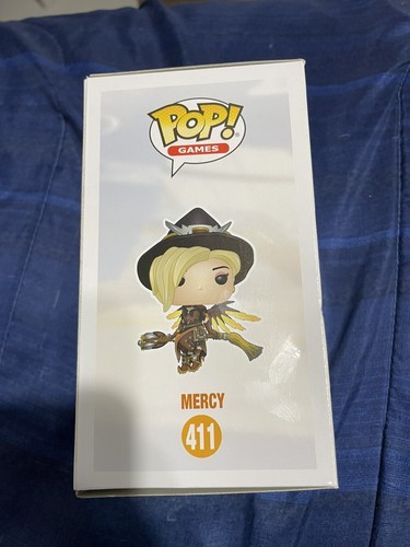 Funko Pop Overwatch Mercy Vinyl Figurine Blizzard Exclusive #411 - Picture 2 of 7