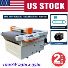 CALCA 24" x 35" Auto Fed Flatbed Digital Roll Cutter For DTF Printing Film Roll 