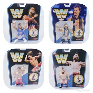WWE-Retro-Wrestling-Action-Figure-Mattel-With-Scan-amp-Play-QR-Code