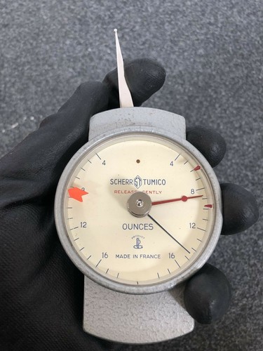 Scherr Tumico Dynamometer 4 - 16 Ounces - Picture 9 of 12