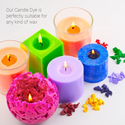 26 Colors Set Wax Dyes for Candle Making, Soy Wax Color Dye Nontoxic Supplies - Picture 6 of 6