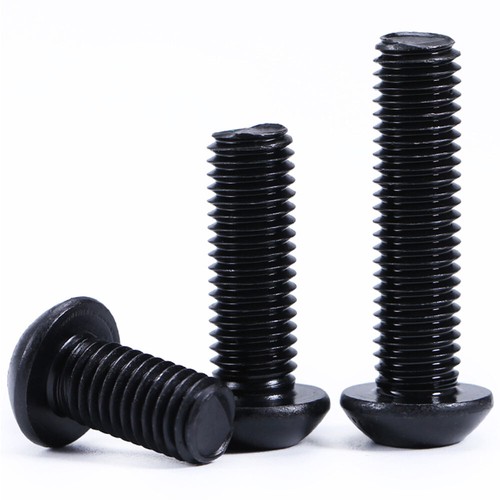 Viti macchina di sicurezza torx testa pulsante acciaio M3 M4 grado 10,9 bullone ossido nero - Foto 12 di 12