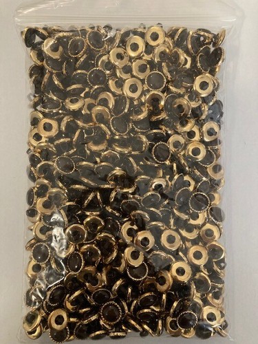 Gold / Multicoloured pearl effect shank buttons 18L (11.5mm) Pack Sizes 10/20/50 - Picture 23 of 33